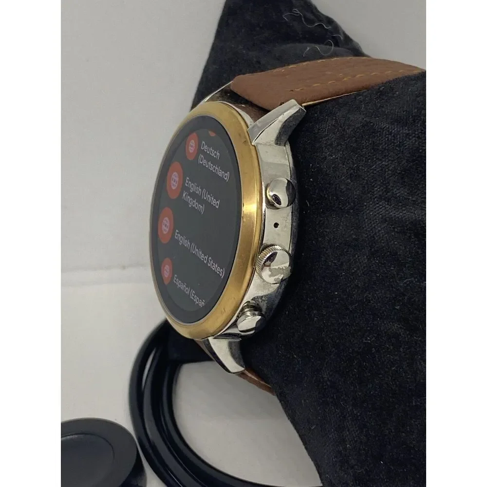 Fossil Gen 4 Authentic Digital Dial Smart Watch Custom Band FTW6016 AB384